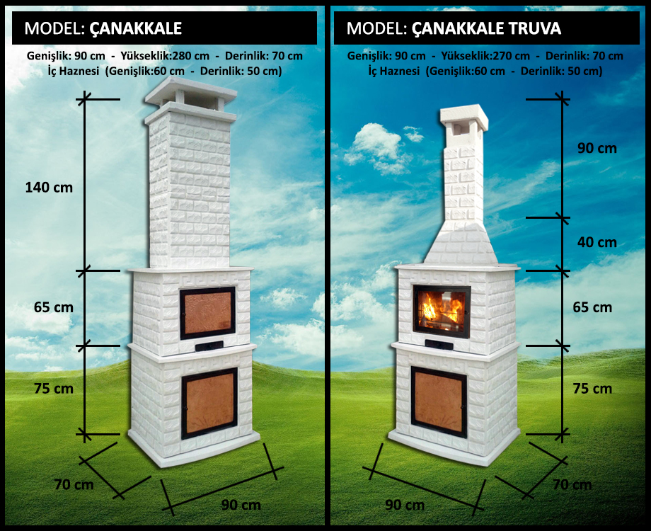 barbekü ölçüleri